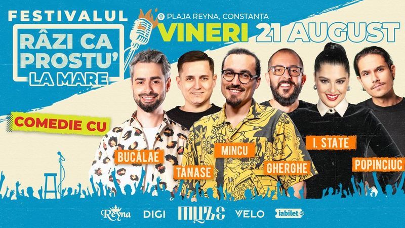 Festivalul de comedie - Razi ca prostu' la mare 2026 | Acces VIP 21.08