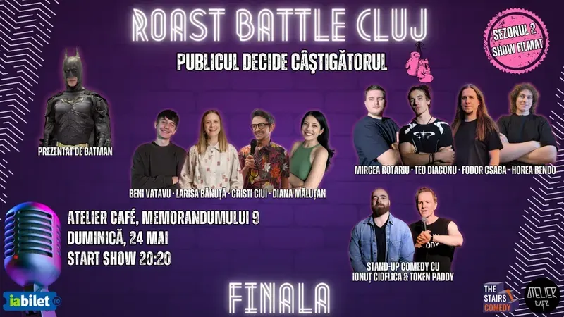 Cluj-Napoca: Roast Battle Cluj | Stand-up Comedy Show | Finala - Publicul decide câștigătorul
