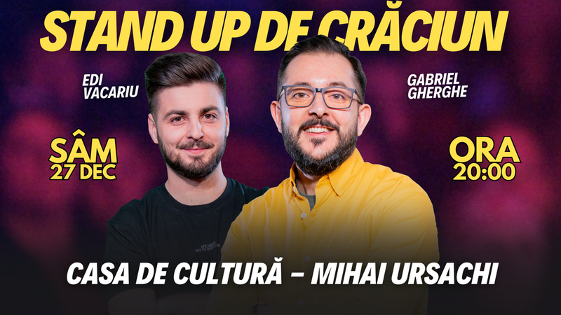 Iasi: Stand-up caritabil de Crăciun | Spectacol Filmat