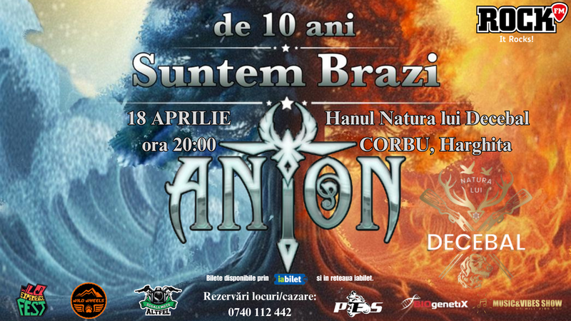 Corbu: ANTON - de 10 ani Suntem Brazi - Turneu Aniversar