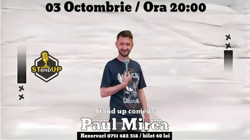 Galati: Stand-up Comedy "Suntem Doar Prieteni" cu Paul Mirea