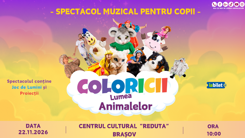 Brașov: Coloricii și Lumea Animalelor