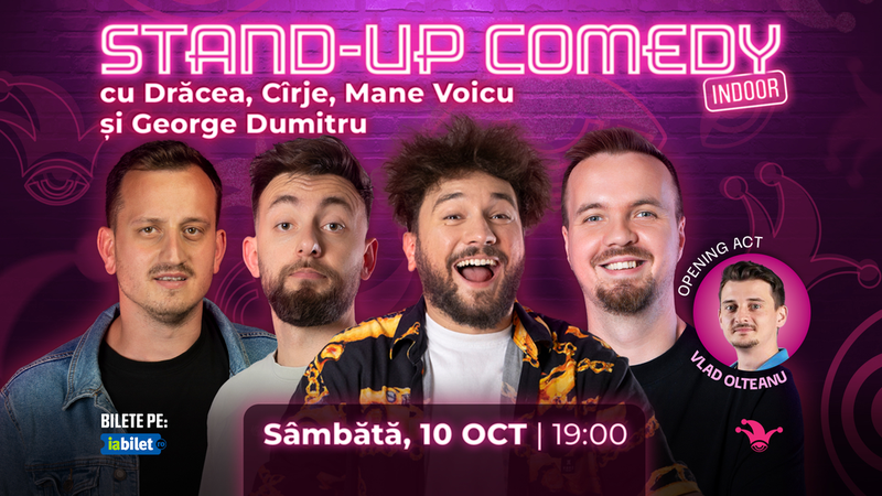 The Fool: Stand-up comedy cu Mane Voicu, Drăcea, Cîrje și George Dumitru