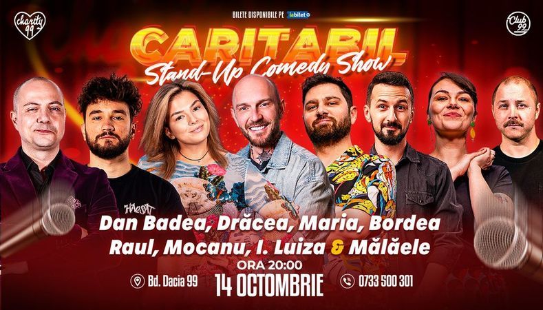 Stand Up Comedy Caritabil la Club 99