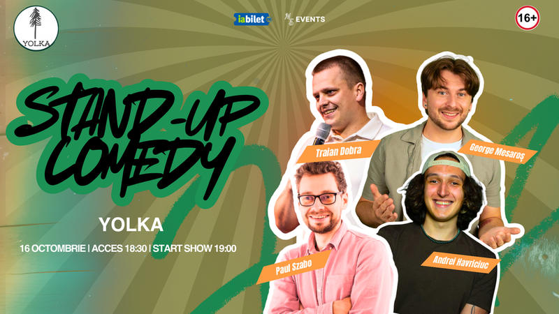 Cluj-Napoca: Stand-Up Comedy cu Dobra, Szabo, George și Havriciuc