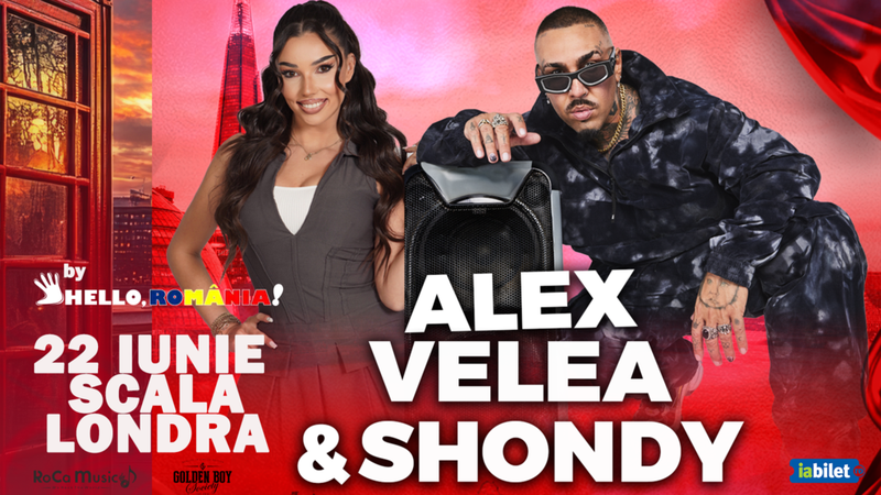 Londra: Alex Velea & Shondy - LIVE la Scala Londra