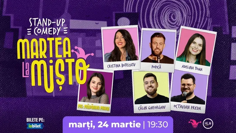 The Fool: Marțea la Mișto cu Cristina Botezatu, Popică, Adelina Toma, Călin Gheorghiu și Octavian Preda