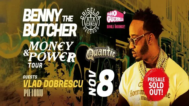 BENNY THE BUTCHER – Money & Power Tour
