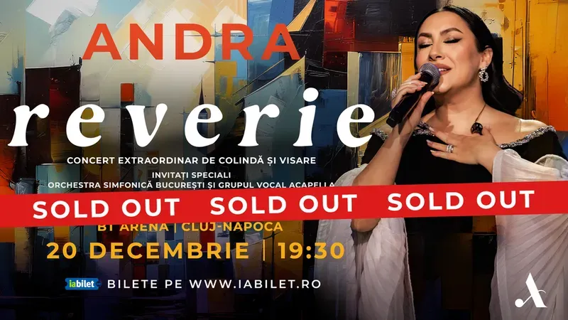 Concert ANDRA la Cluj-Napoca: Reverie - Turneu Național de Colindă și Visare