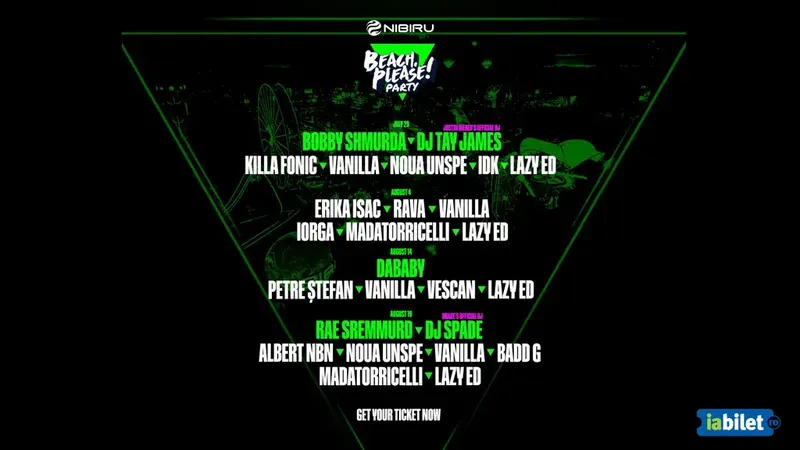 Nibiru: Beach, Please! Party (29 iulie) feat. Bobby Shmurda & DJ Tay James