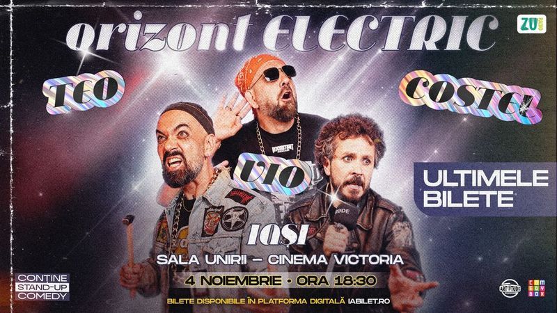 Iași: Teo, Vio și Costel - Orizont Electric | Stand Up Comedy Show 1