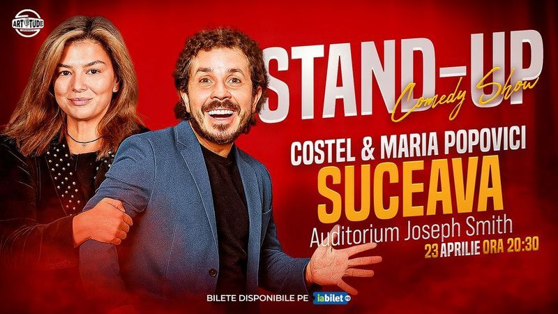Suceava: Costel și Maria Popovici - Stand Up Comedy Show 2 | ora 20:30