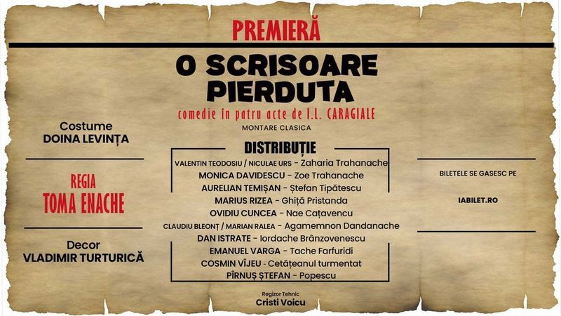 Câmpina: O Scrisoare Pierduta