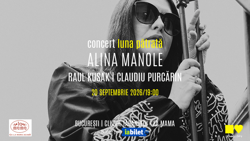Concert Alina Manole Trio/Luna Pătrată