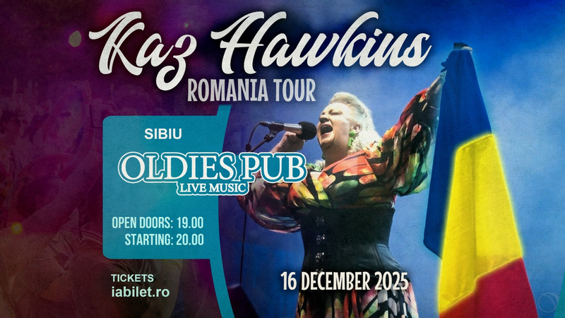 Sibiu: Concert Kaz Hawkins