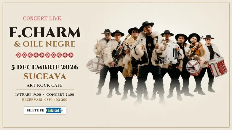 Suceava: F. Charm si Oile Negre - Live
