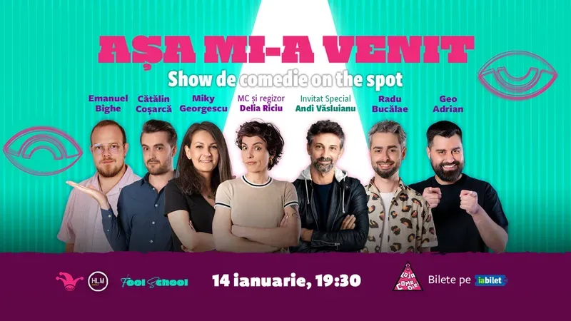 The Fool: Așa mi-a venit! | Show de comedie on the spot