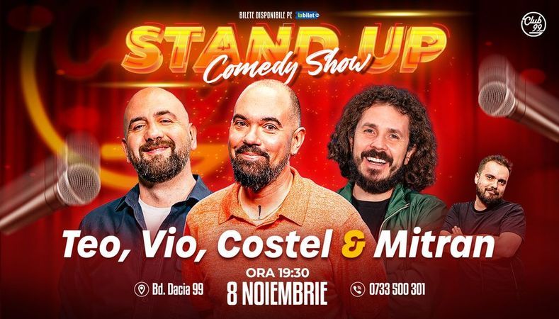 Stand-up Comedy cu Teo, Vio, Costel - Mitran la Club 99