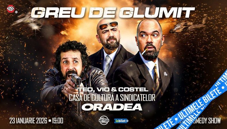 Oradea: Greu de glumit cu Teo, Vio și Costel | Stand Up Comedy Show