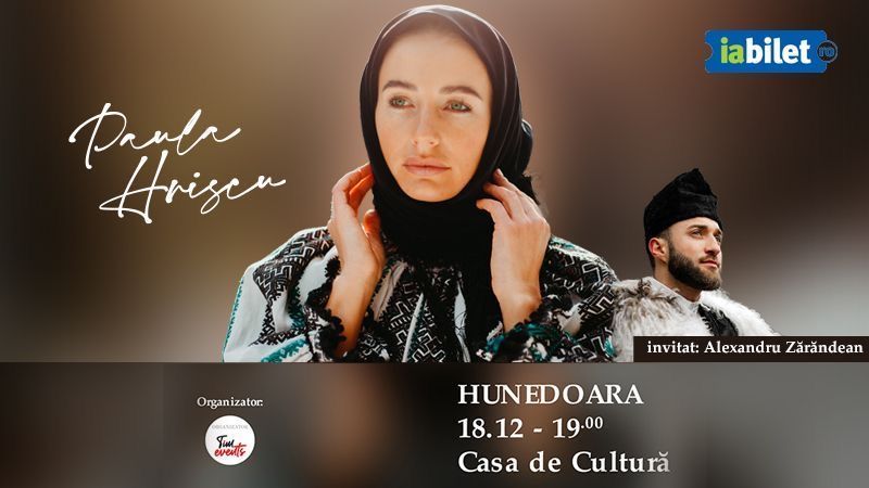 Hunedoara: Concert de colinde Paula Hriscu: M-o trimis mama la capre!