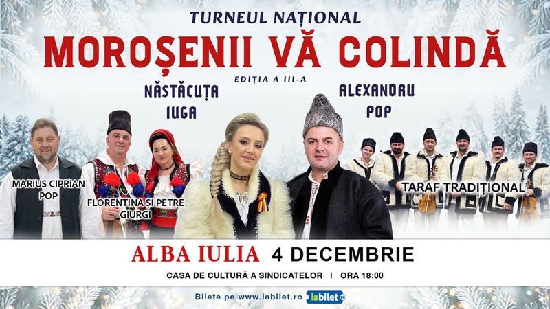 Alba Iulia: Moroșenii vă colindă