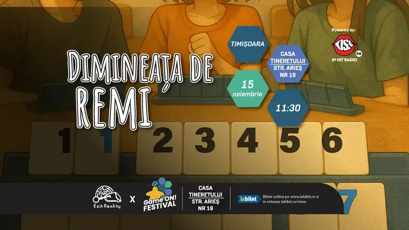Timișoara: Dimineața de Remi x Game ON! Festival