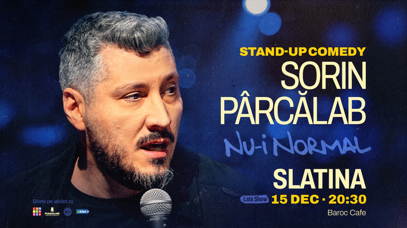 Slatina: Stand-up comedy Sorin Pârcălab | Nu-i normal (SHOW 1)