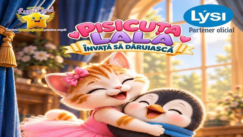 Pisicuța LaLa învață sa dăruiască