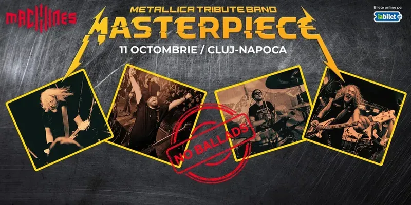 Cluj-Napoca: Masterpiece-Metallica tribute band live
