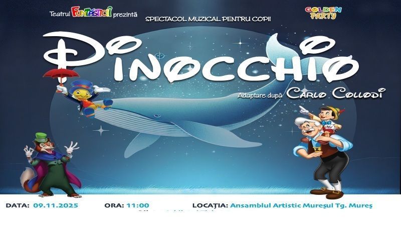 Targu Mures: Pinocchio - Adaptare dupa Carlo Collodi