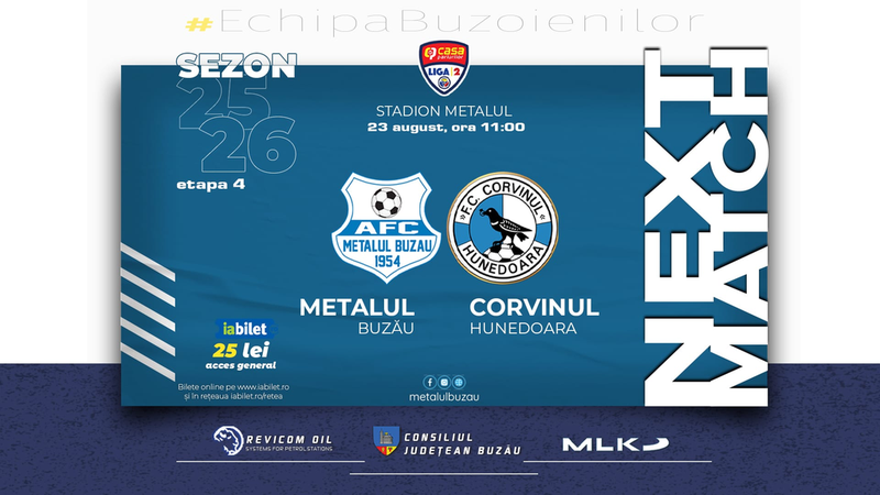 Metalul Buzău – Corvinul Hunedoara