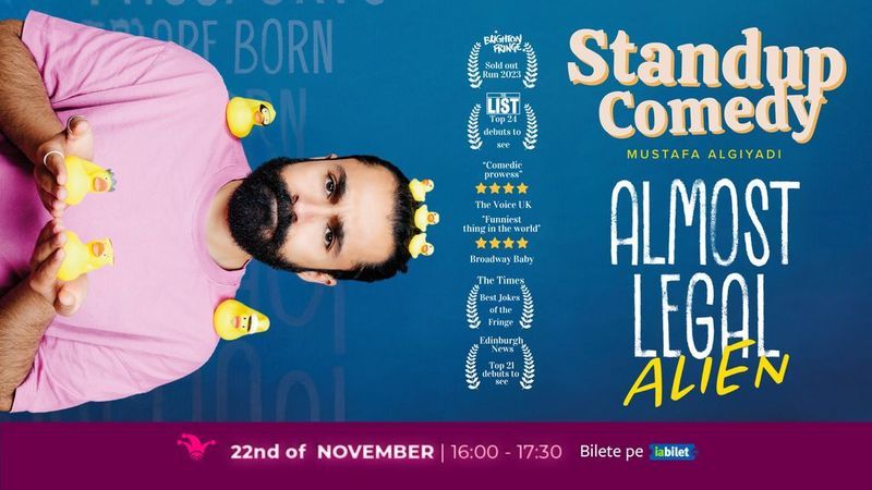 The Fool: English Stand-up Comedy with Mustafa Algiyadi: Almost Legal Alien