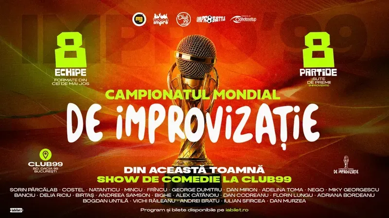 Campionatul Mondial de Improvizație | Semifinală 2 | Comedy Show la Club99
