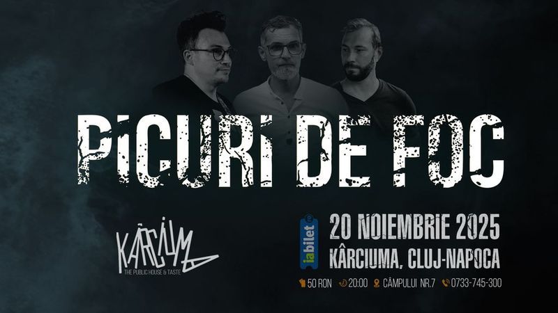 Cluj-Napoca: Concert PICURI DE FOC