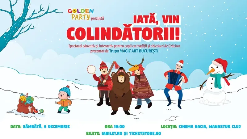 Cluj-Napoca: Iată vin colindătorii