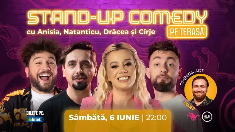 The Fool Terasa:  Stand-up comedy cu Drăcea, Cîrje, Anisia și Natanticu