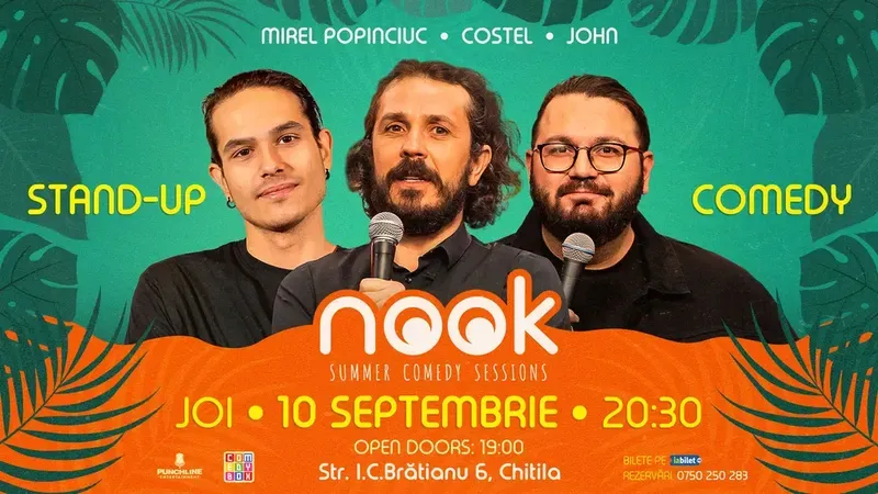 Chitila: Stand-up comedy cu Costel, Mirel și John