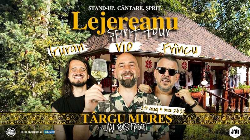 Targu Mureș: Stand Up Comedy Show Vio, Frîncu și Guran - Lejereanu Spriț Tour