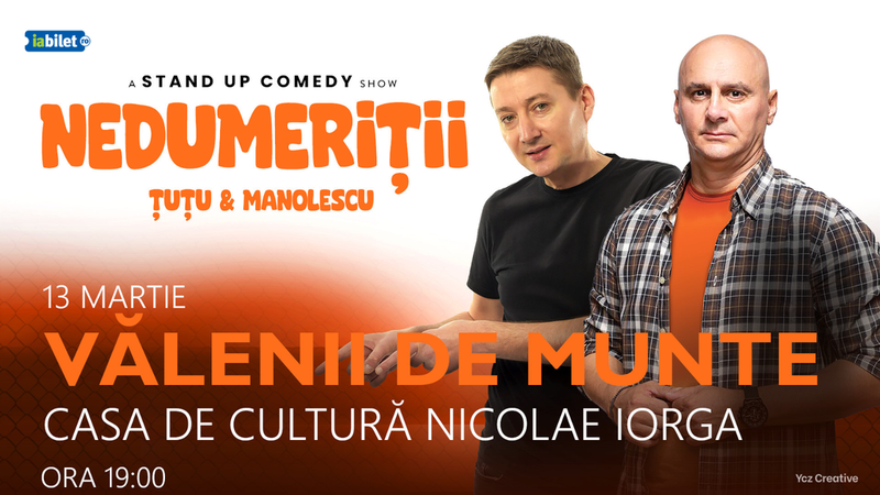 Valenii de munte: Stand-up Comedy - Dan Tutu si Cristi Manolescu