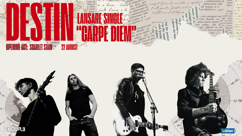 Destin si Scarlet Stain - live | Lansare single Destin "Carpe Diem"