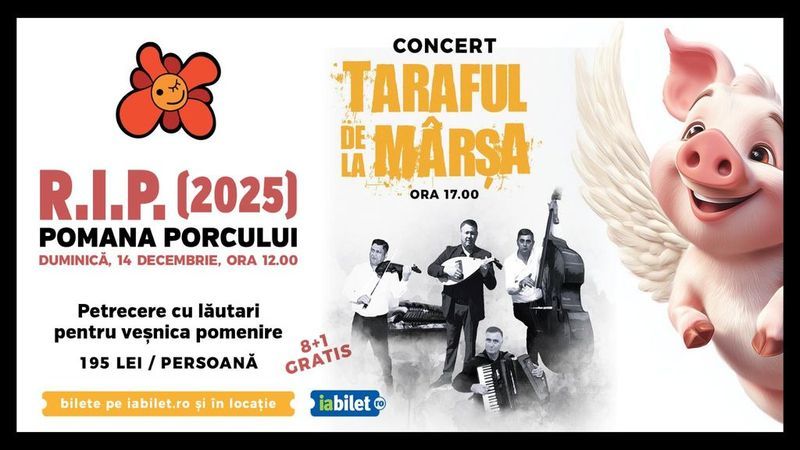 R.I.P. [2025] POMANA PORCULUI - Petrecere cu lăutari (Taraful de la Mârșa) pentru veșnica pomenire