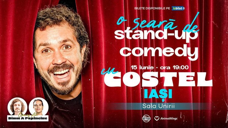 Iasi: O seara de stand up comedy cu Costel