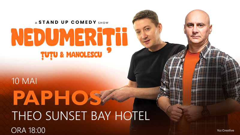 Paphos: Stand-up Comedy - Dan Tutu si Cristi Manolescu