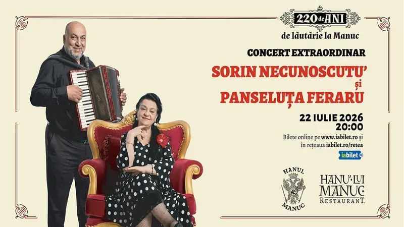 Concert extraordinar - Sorin Necunoscutu' și Panseluța Feraru