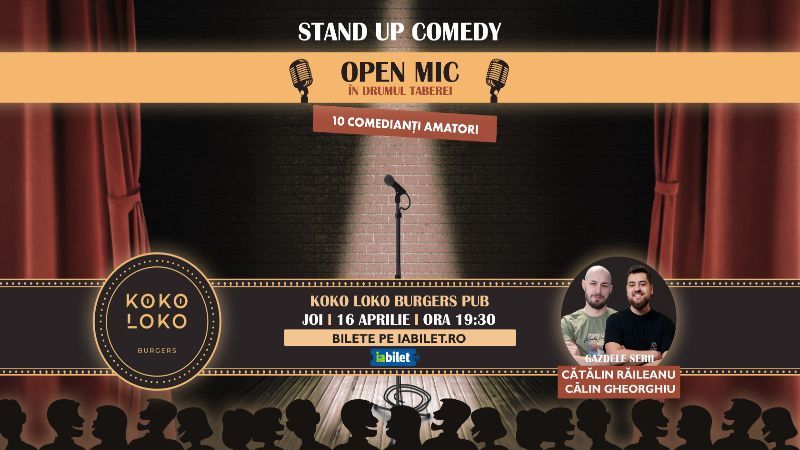 Seară de comedie la Koko Loko cu Călin Gheorghiu și Cătălin Răileanu