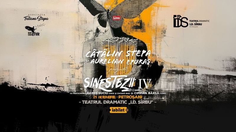 Petroșani: Sinestezii IV cu Cătălin Stepa și Aurelian Epuraș