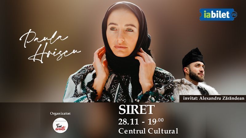 Siret: Concert de colinde Paula Hriscu: M-o trimis mama la capre!