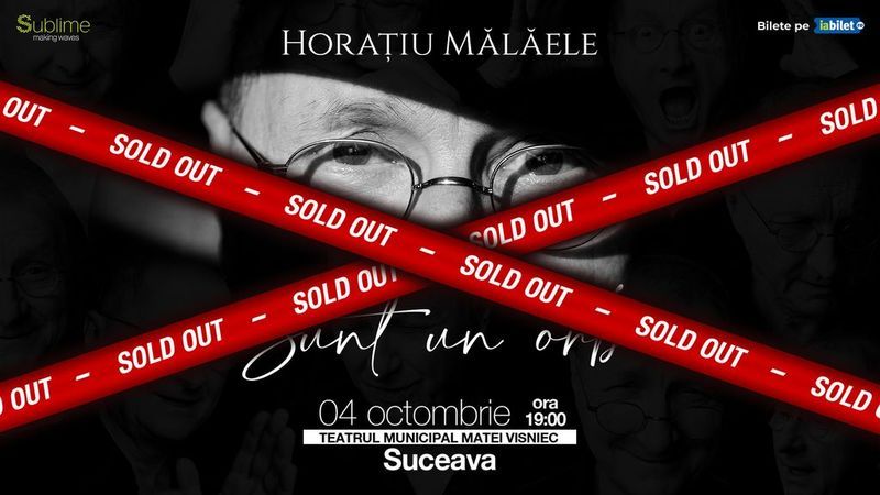 Suceava: Horatiu Malaele - Sunt un Orb
