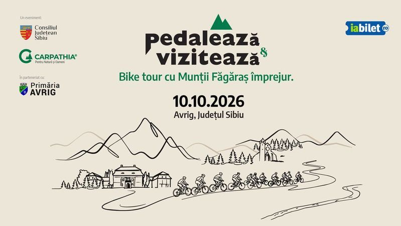 Avrig: Pedalează și vizitează, Bike Tour cu munții Făgăraș împrejur