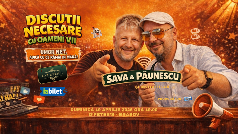 Brasov: Discutii necesare. Umor net. Adică exact cu ce rămâi în mână.